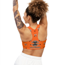 Load image into Gallery viewer, Halloween Seamless Sports Bra - THIS WITCH LIFTS - XºInk Design