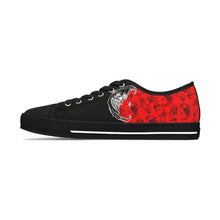Load image into Gallery viewer, Shy Loser // DARK MIDNIGHT THOUGHTS OF WARMTH  // Women's LOW TOP SNEAKERS