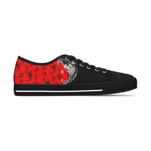 Load image into Gallery viewer, Shy Loser // DARK MIDNIGHT THOUGHTS OF WARMTH  // Women's LOW TOP SNEAKERS