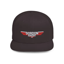 Load image into Gallery viewer, GORDON AIRPORT "BRANDED" Flat Bill Snapback