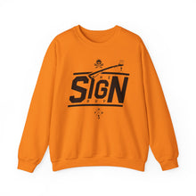 Load image into Gallery viewer, The Sign Guy "SAFETY FIRST"  Heavy Blend™ Crewneck Sweatshirt