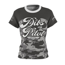 Load image into Gallery viewer, Gordon Airport DIBS ON THE PILOT Women's CAMO Tee