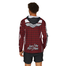 Load image into Gallery viewer, Gordon Airport Athletic/Thin/Sun Protective UPF 50+ PLAID PILOT Hoodie