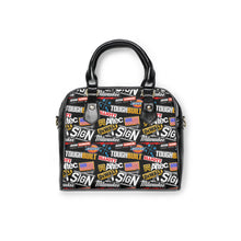 Load image into Gallery viewer, The Sign Guy "STICKERED" WOMENS Shoulder Handbag
