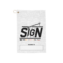 Load image into Gallery viewer, The Sign Guy // Sweat Towel