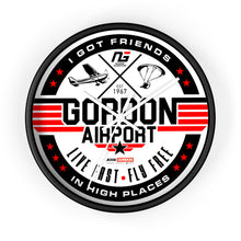 Load image into Gallery viewer, Gordon Airport "I GOT FRIENDS IN HIGH PLACE" Wall Clock