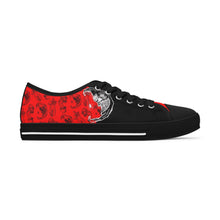 Load image into Gallery viewer, Shy Loser // DARK MIDNIGHT THOUGHTS OF WARMTH  // Women's LOW TOP SNEAKERS