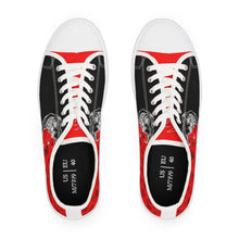 Load image into Gallery viewer, Shy Loser // DARK MIDNIGHT THOUGHTS OF WARMTH  // Women's LOW TOP SNEAKERS