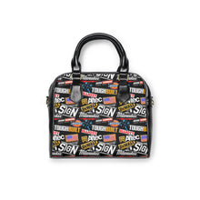 Load image into Gallery viewer, The Sign Guy "STICKERED" WOMENS Shoulder Handbag