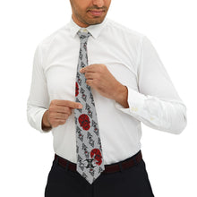 Load image into Gallery viewer, XºINK "LACE SKULLS" Necktie