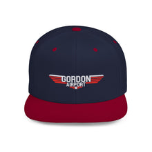 Load image into Gallery viewer, GORDON AIRPORT "BRANDED" Flat Bill Snapback