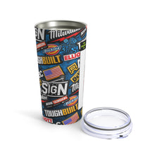 Load image into Gallery viewer, The Sign Guy "STICKERED UP" Tumbler 20oz
