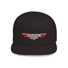Load image into Gallery viewer, GORDON AIRPORT "BRANDED" Flat Bill Snapback