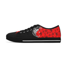 Load image into Gallery viewer, Shy Loser // DARK MIDNIGHT THOUGHTS OF WARMTH  // Women's LOW TOP SNEAKERS
