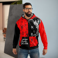 Load image into Gallery viewer, Shy Loser // DARK MIDNIGHT THOUGHTS OF WARMTH Unisex Zip Hoodie