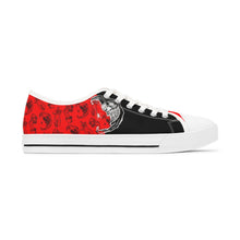 Load image into Gallery viewer, Shy Loser // DARK MIDNIGHT THOUGHTS OF WARMTH  // Women's LOW TOP SNEAKERS