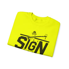 Load image into Gallery viewer, The Sign Guy "SAFETY FIRST"  Heavy Blend™ Crewneck Sweatshirt