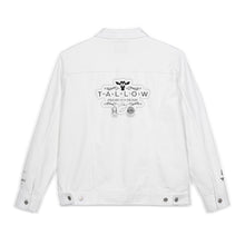Load image into Gallery viewer, Marys Tallow - Embroidered Jean Jacket / White