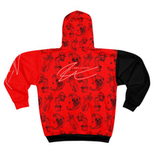 Load image into Gallery viewer, Shy Loser // DARK MIDNIGHT THOUGHTS OF WARMTH Unisex Zip Hoodie