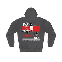 Load image into Gallery viewer, The Sign Guy "RESPECT ALL" //RED// Varsity Hoodie