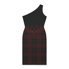 Load image into Gallery viewer, XºINK Off The Should "VAMPIRE PLAID" Dress