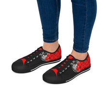 Load image into Gallery viewer, Shy Loser // DARK MIDNIGHT THOUGHTS OF WARMTH  // Women's LOW TOP SNEAKERS