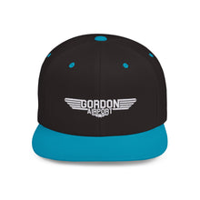 Load image into Gallery viewer, GORDON AIRPORT "BRANDED" Flat Bill Snapback