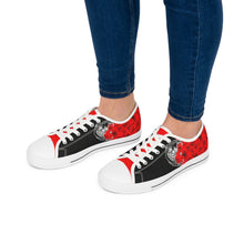 Load image into Gallery viewer, Shy Loser // DARK MIDNIGHT THOUGHTS OF WARMTH  // Women's LOW TOP SNEAKERS