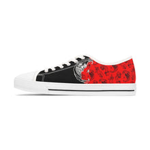 Load image into Gallery viewer, Shy Loser // DARK MIDNIGHT THOUGHTS OF WARMTH  // Women's LOW TOP SNEAKERS