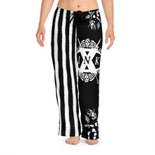 Load image into Gallery viewer, XºINK Halloween Tattoo Beetleguese Inspired Women's Pajama Pants
