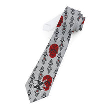 Load image into Gallery viewer, XºINK "LACE SKULLS" Necktie