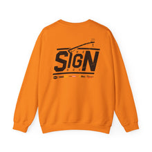 Load image into Gallery viewer, The Sign Guy "SAFETY FIRST"  Heavy Blend™ Crewneck Sweatshirt