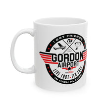 Load image into Gallery viewer, Gordon Airport "I GOT FRIENDS IN HIGH PLACES"  Mug, (11oz, 15oz)