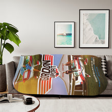 Load image into Gallery viewer, Gordon Airport "Fathers &amp; Sons" Sherpa Blanket 60x80