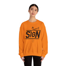 Load image into Gallery viewer, The Sign Guy "SAFETY FIRST"  Heavy Blend™ Crewneck Sweatshirt