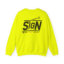 Load image into Gallery viewer, The Sign Guy "SAFETY FIRST"  Heavy Blend™ Crewneck Sweatshirt