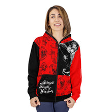 Load image into Gallery viewer, Shy Loser // DARK MIDNIGHT THOUGHTS OF WARMTH Unisex Zip Hoodie
