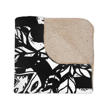 Load image into Gallery viewer, Sherpa Blanket - XºInk Halloween Collection Beetlejuice Vibe SUPER SOFT