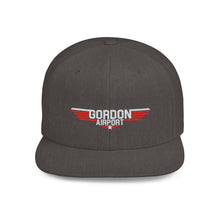 Load image into Gallery viewer, GORDON AIRPORT "BRANDED" Flat Bill Snapback