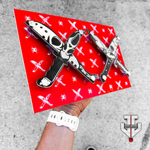 Load image into Gallery viewer, SCREAM x JASON x CHUCKY x MICHAEL MYERS -  Crossed Knives