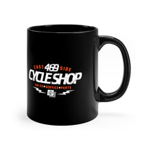 Load image into Gallery viewer, 469 Cycle Shop x XºInk Series BRANDED CYCLE SHOP Black mug 11oz