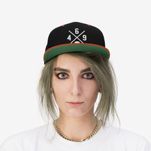 Load image into Gallery viewer, 469 Cycle Shop x XºINK Series SKULL X Flatbill Hat
