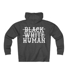 Load image into Gallery viewer, XºInk Black/White/Human Heavy Fleece Hoodie