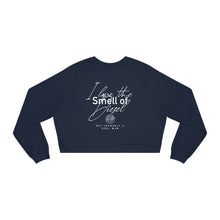 Load image into Gallery viewer, Burford Diesel I LOVE THE SMELL OF DIESEL Women's Cropped Fleece Pullover
