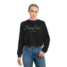 Load image into Gallery viewer, Burford Diesel I LOVE THE SMELL OF DIESEL Women's Cropped Fleece Pullover