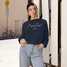Load image into Gallery viewer, Burford Diesel I LOVE THE SMELL OF DIESEL Women's Cropped Fleece Pullover