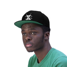 Load image into Gallery viewer, X INK Needle Cross Logo Flat Bill Hat