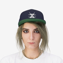 Load image into Gallery viewer, X INK Needle Cross Logo Flat Bill Hat