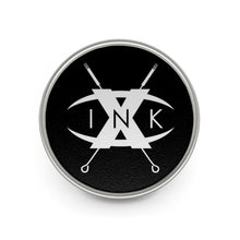 Load image into Gallery viewer, X INK Cross Needle Logo Metal Pin