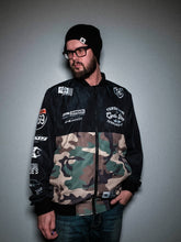 Load image into Gallery viewer, 469 Cycle Shop x XºINK Series SHOP TEAM CAMO Men's Bomber Jacket